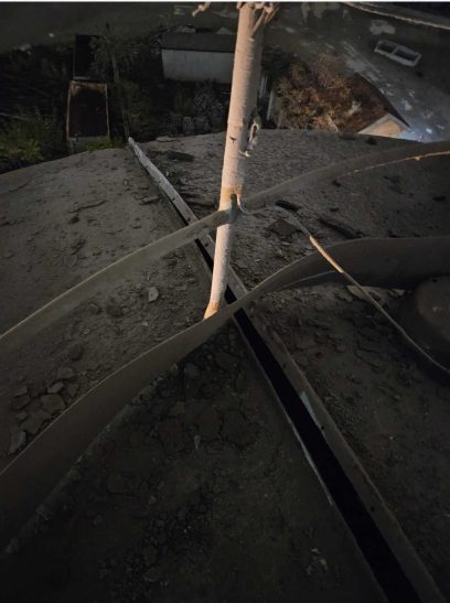 Silo structural damage